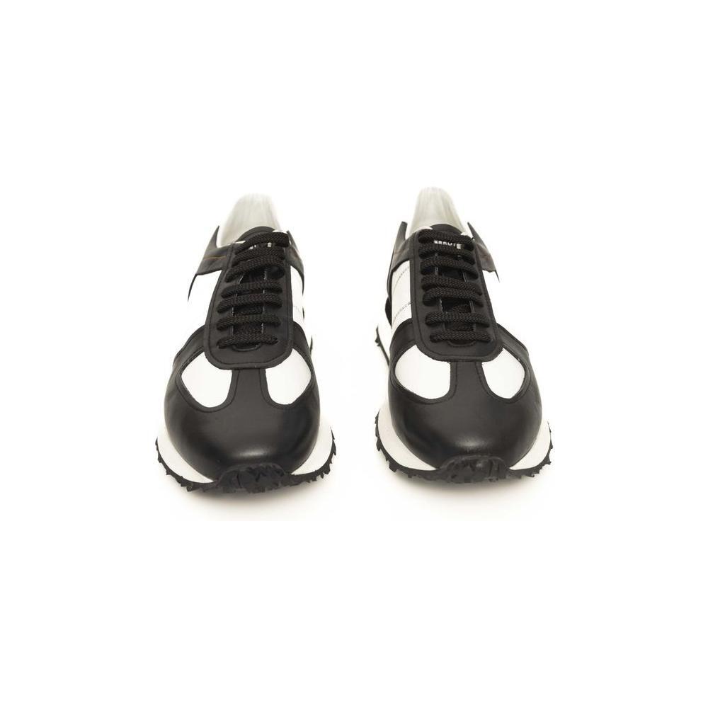 Cerruti 1881 Black Calfskin Men Sneaker CE-24437-EU41/US8