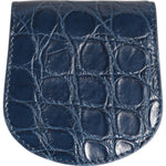 Dolce & Gabbana Blue Exotic Skin Coin Condom Case Holder Pocket Wallet SMY10706