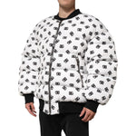 Dolce & Gabbana White DG Monogram Full Zip Quilted Jacket JKT41556-52