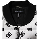 Dolce & Gabbana White DG Monogram Full Zip Quilted Jacket JKT41556-52