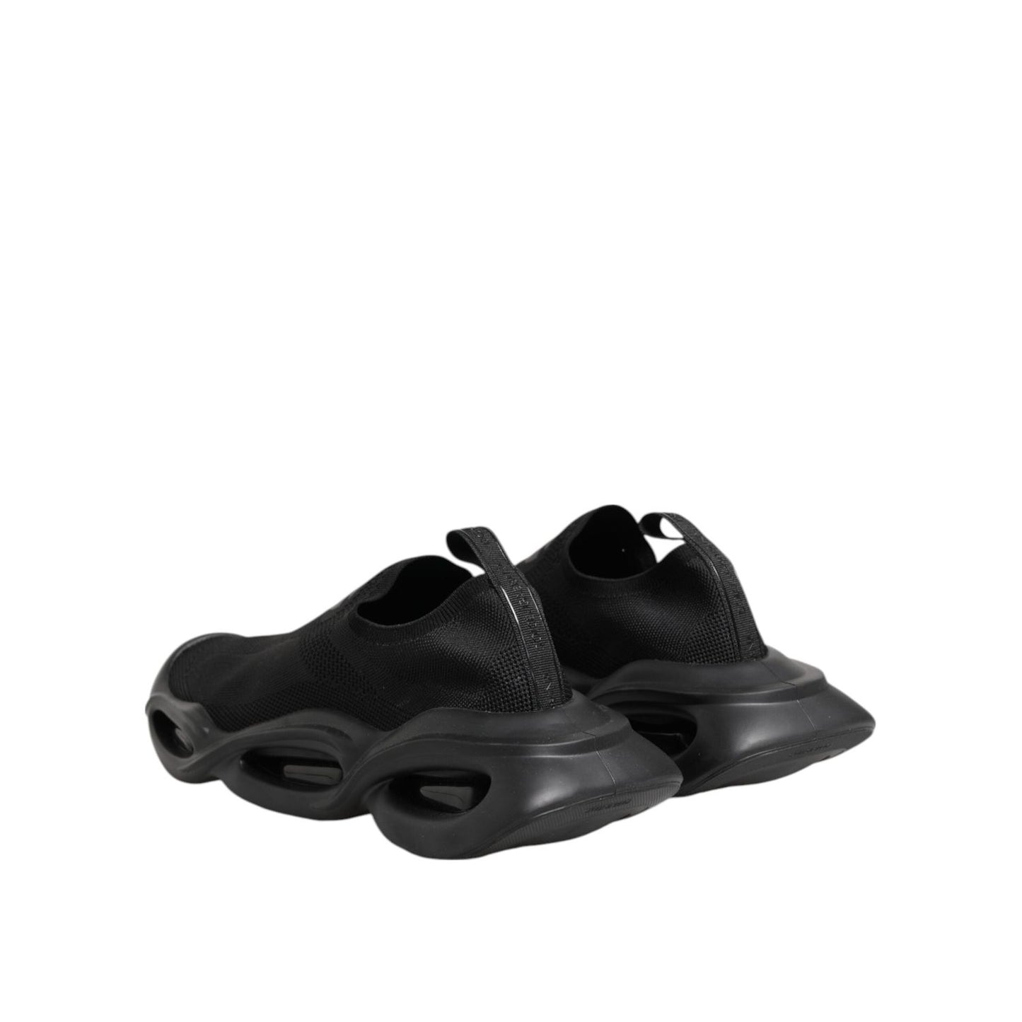 Dolce & Gabbana Black Slip On Wave Low Top Men Sneaker Shoes MV7329-43