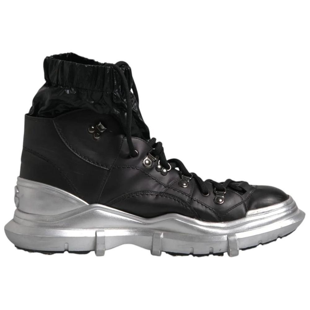 Dolce & Gabbana Black Nylon Boot DO-15933-EU43/US10