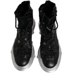 Dolce & Gabbana Black Nylon Boot DO-15933-EU43/US10