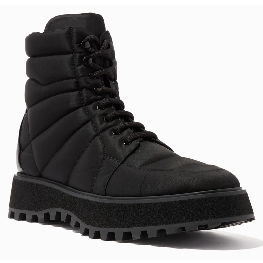 Dolce & Gabbana Black Nylon Boot DO-15941-EU44/US11