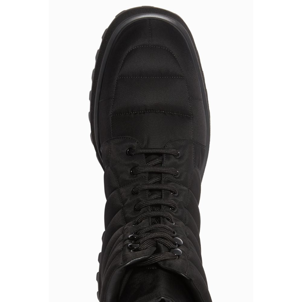 Dolce & Gabbana Black Nylon Boot DO-15941-EU44/US11