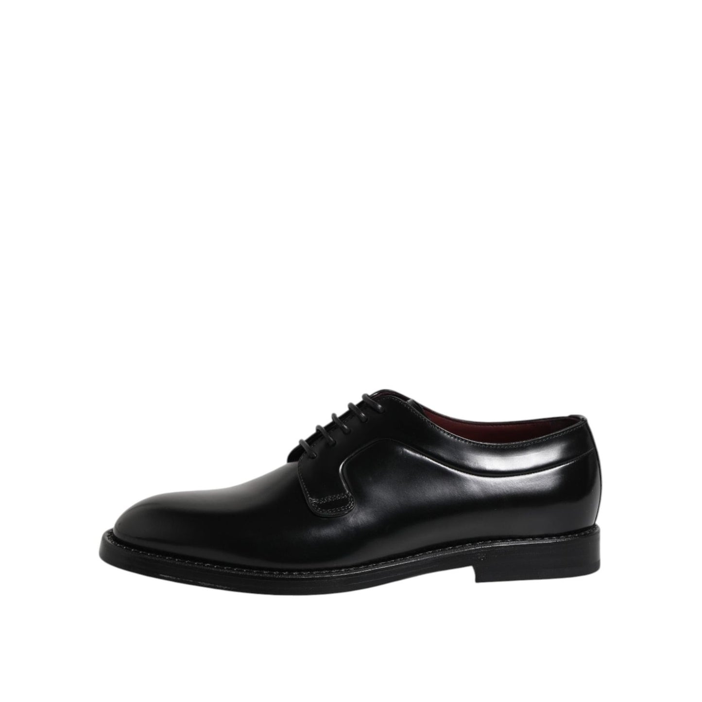 Dolce & Gabbana Black Calf Leather Lace Up Dress Shoes MV7933-46