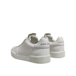 Dolce & Gabbana White Miami Leather Low Top Sneakers Shoes MV7876-39