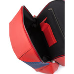 Ferrari Red Leather Technical Backpack 8056121178991