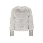 Maison Espin Gray Polyester Jackets & Coat MA-1640-XL