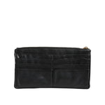Dolce & Gabbana Black Calfskin Leather DG Logo Women Card Holder Wallet BAG4583