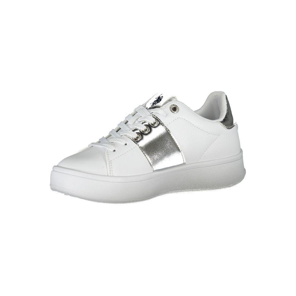U.S. POLO ASSN. White Polyester Sneaker US-23766-EU38/US8
