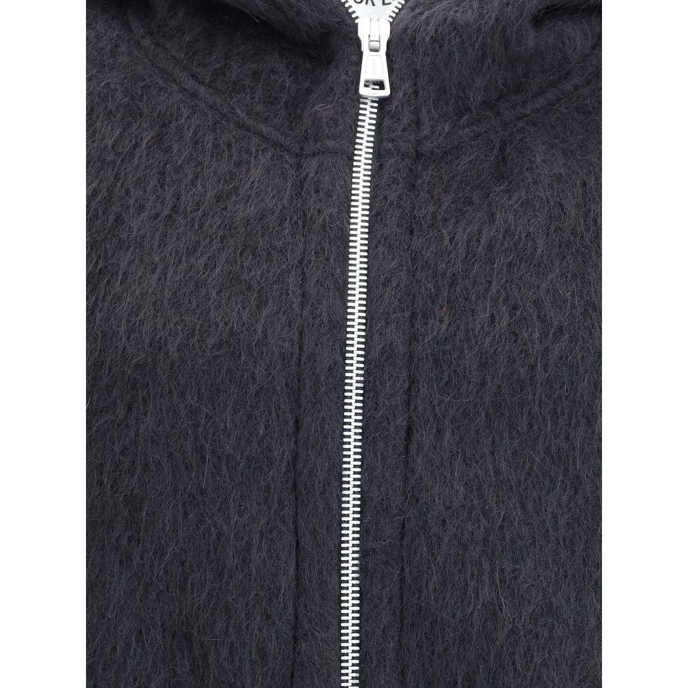 Our Legacy Zip Sweater furry effect design OU-M4243FBHBLACKHAIRY-IT46 | S