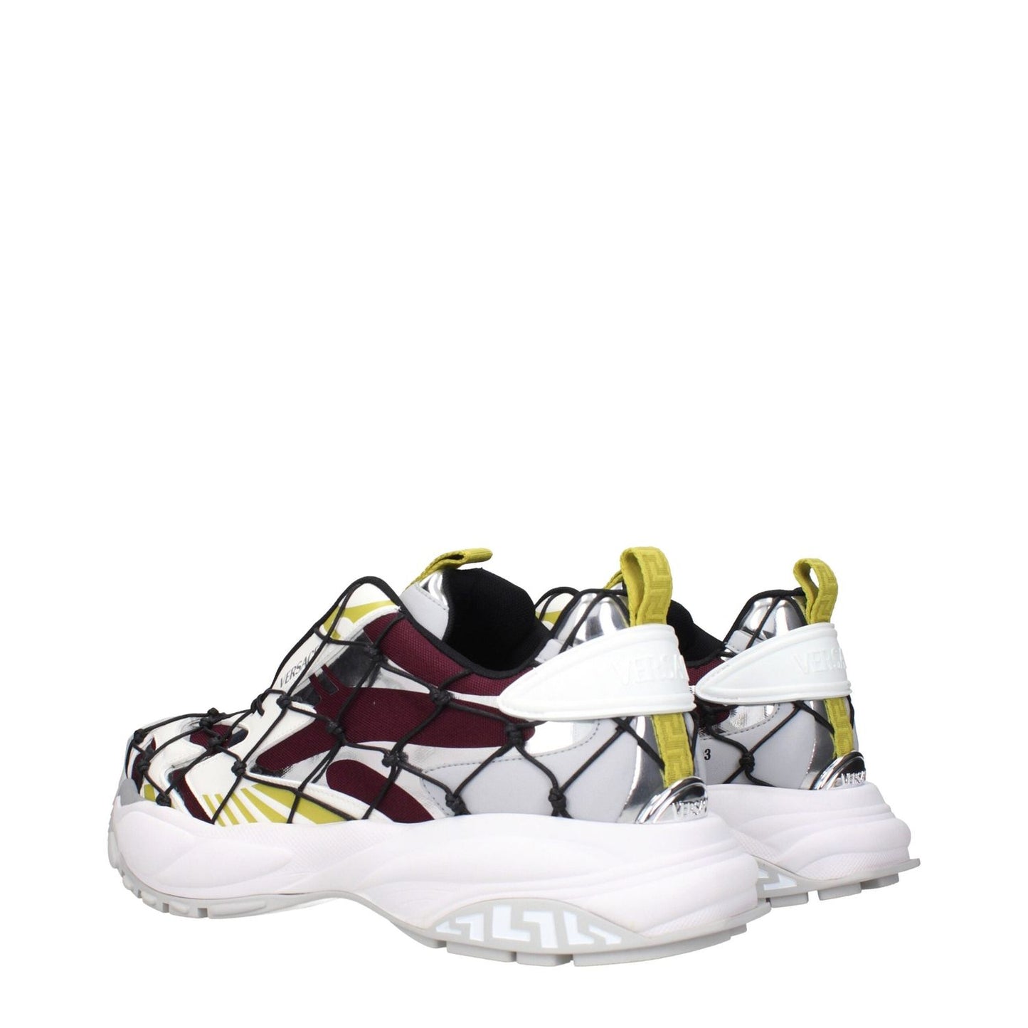 Versace Red Fabric Athletic Sneakers VE-15248534733065-EU43/US10