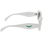 Zadig & Voltaire White Acetate Sunglasses ZASZV36852847YAC