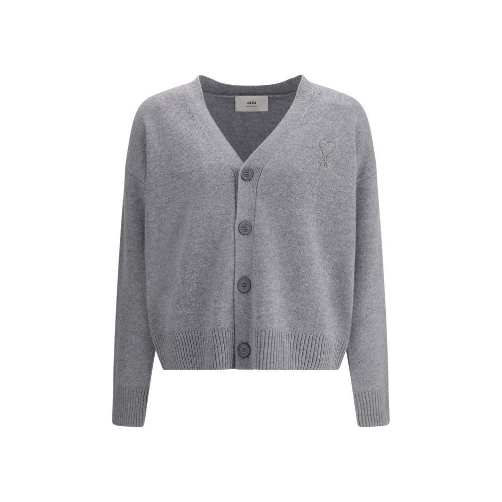 Ami Paris Ami De Coeur Cardigan AM-HKC371KN0071050-L