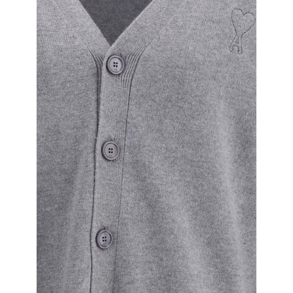 Ami Paris Ami De Coeur Cardigan AM-HKC371KN0071050-L