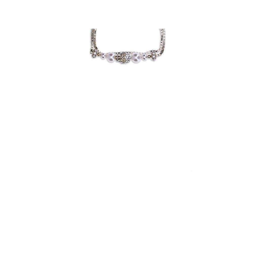 Alexander McQueen Skull Bracelet AL-836475J161P1953-ONE SIZE