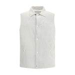 Brunello Cucinelli Padded leather Vest BR-MPCLF2047C4245-L