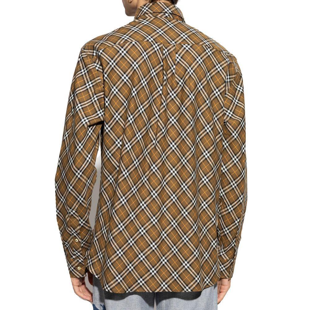 Burberry Cotton Checked Shirt BU-8844913377492-S