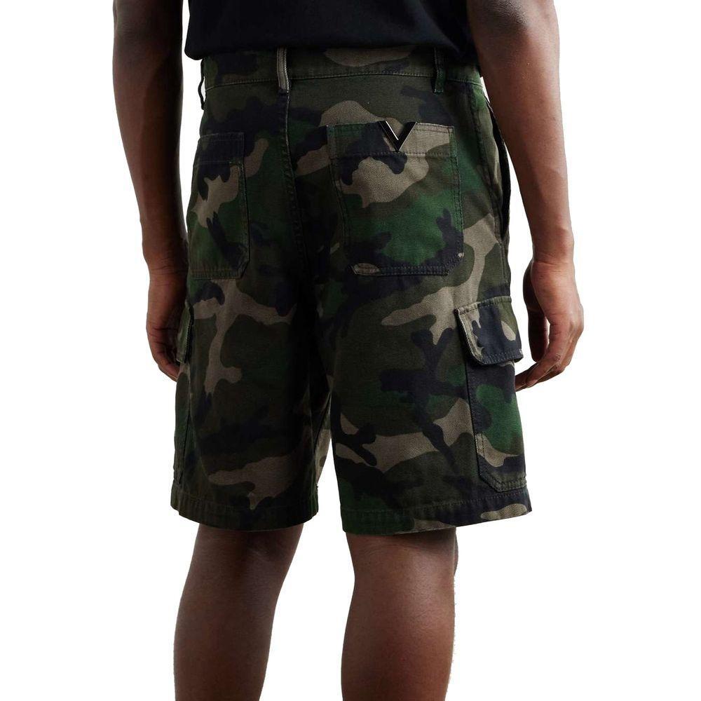 Valentino Camouflage Cargo Shorts VA-8811390763220-48 | M