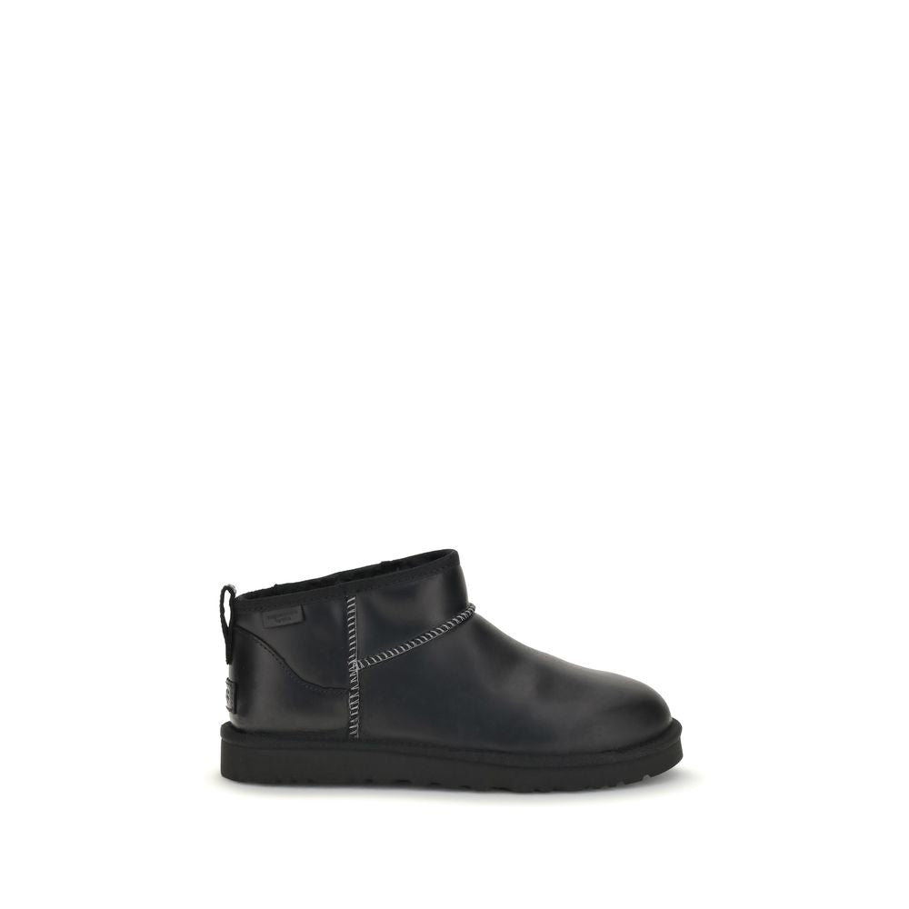 UGG Ultra mini leather snow Boots UG-1158191BLK-EU43/US10