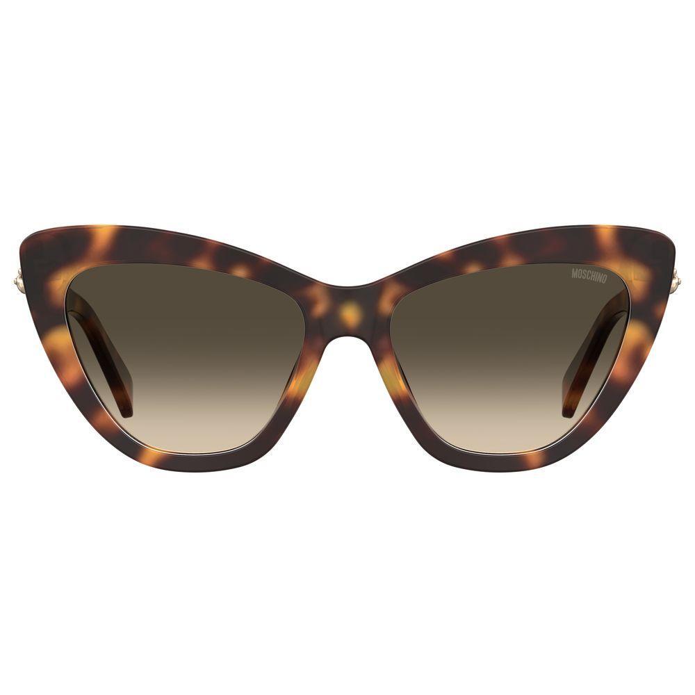 Moschino Brown Acetate Sunglasses MOMOS122S05L9KAC
