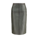 P.A.R.O.S.H. Leather pencil Skirt PA-D620647S007-M