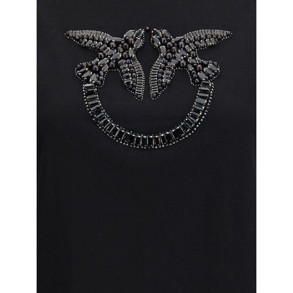 PINKO Embroidered logo T-Shirt PI-100535A2RNZ99-M