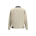 Givenchy Cotton Harrington Jacket with leather details GI-BM01DX163R250-IT46 | S