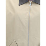 Givenchy Cotton Harrington Jacket with leather details GI-BM01DX163R250-IT46 | S