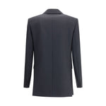 Saint Laurent Wool double-breasted Blazer SA-835102Y5K321000-IT46 | S