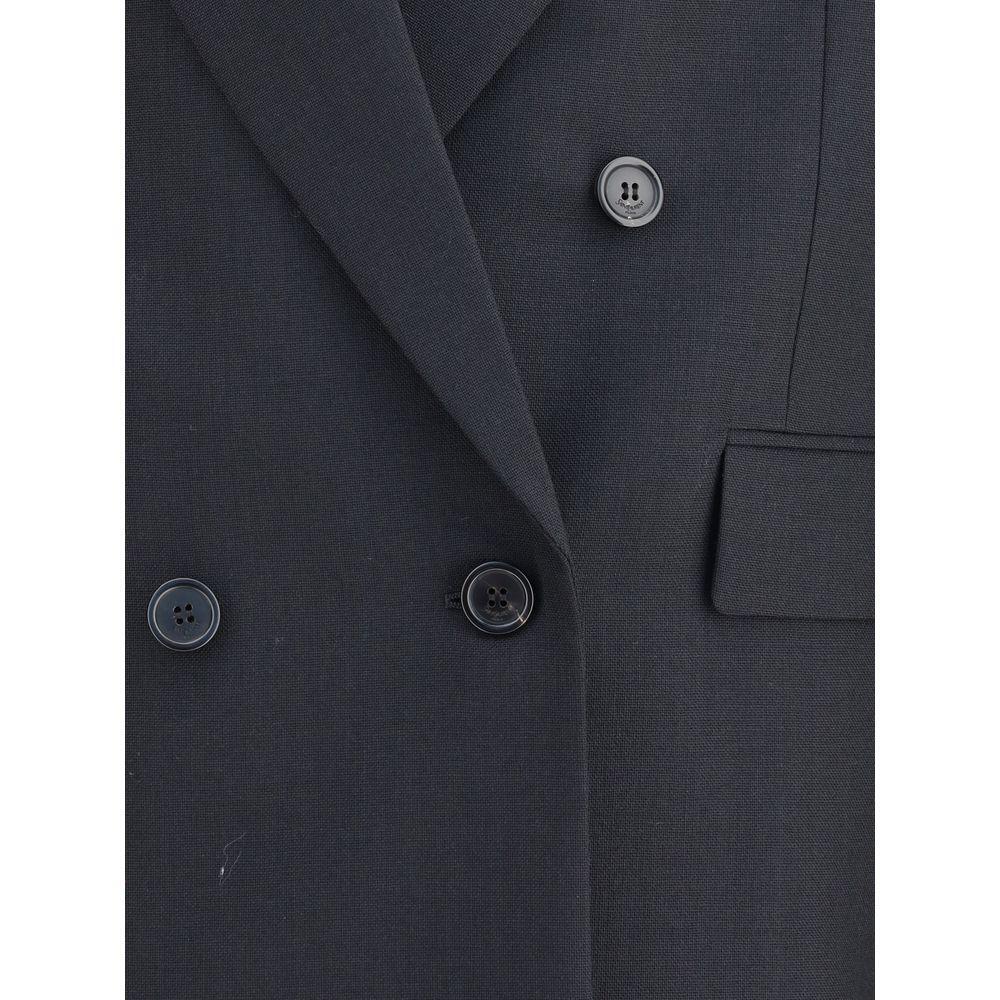 Saint Laurent Wool double-breasted Blazer SA-835102Y5K321000-IT46 | S