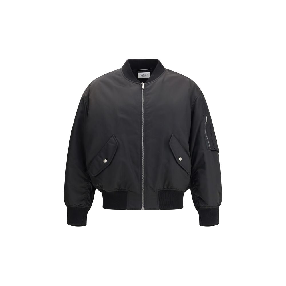 Saint Laurent Oversized bomber Jacket SA-838713YZ9BV1000-IT50 | L