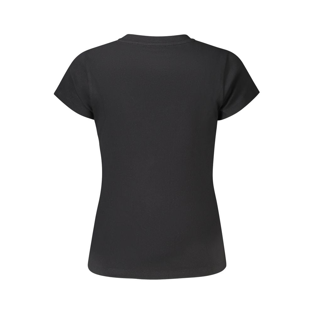 Pepe Jeans Black Cotton Women T-Shirt PE-39419-XS