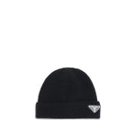 Prada Beanie Hat with logo PR-2HC4263IMF0002-L