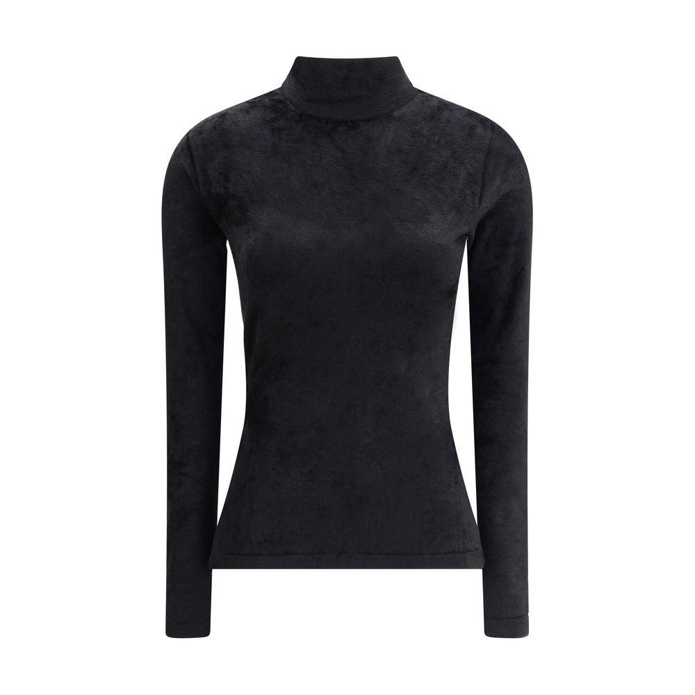 Versace Chenille Top with half nec VE-10219371A157041B000-IT40 | M