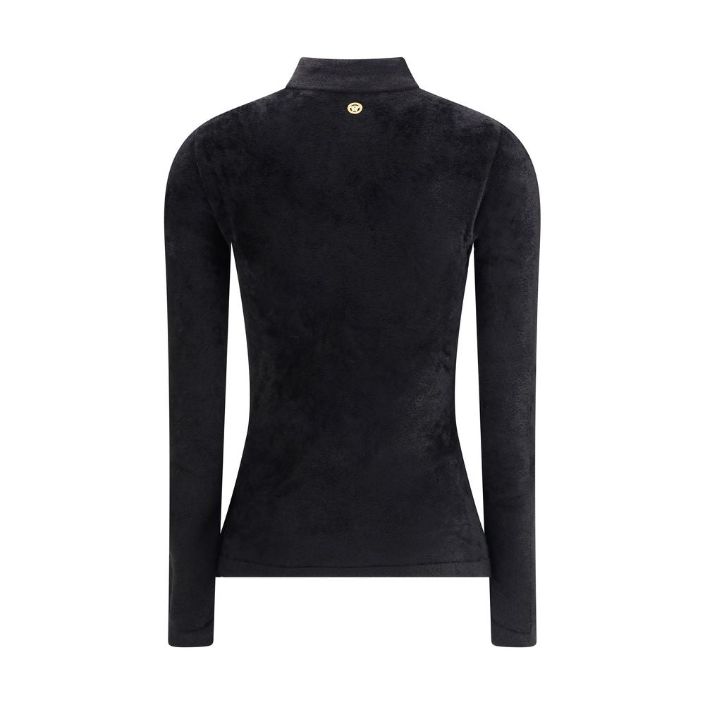 Versace Chenille Top with half nec VE-10219371A157041B000-IT40 | M