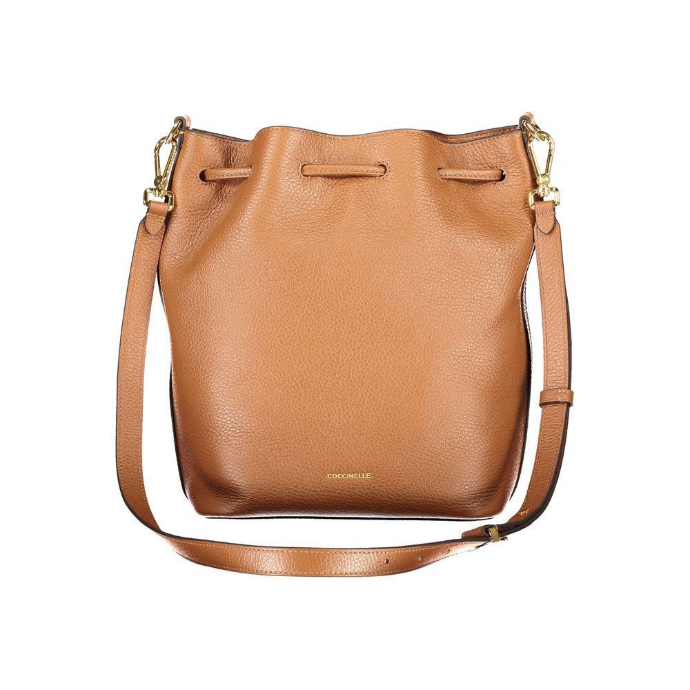 Coccinelle Brown Leather Women Handbag CO-39561