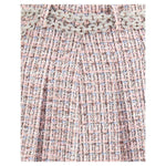Self-Portrait Crystal Belted Miniskirt SE-AW25048SKAPPINK-6