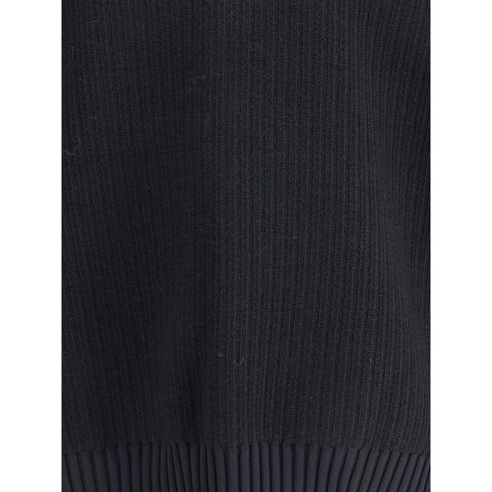 Y-3 Wool padded crew Sweater Y-KD2555BLACK-L
