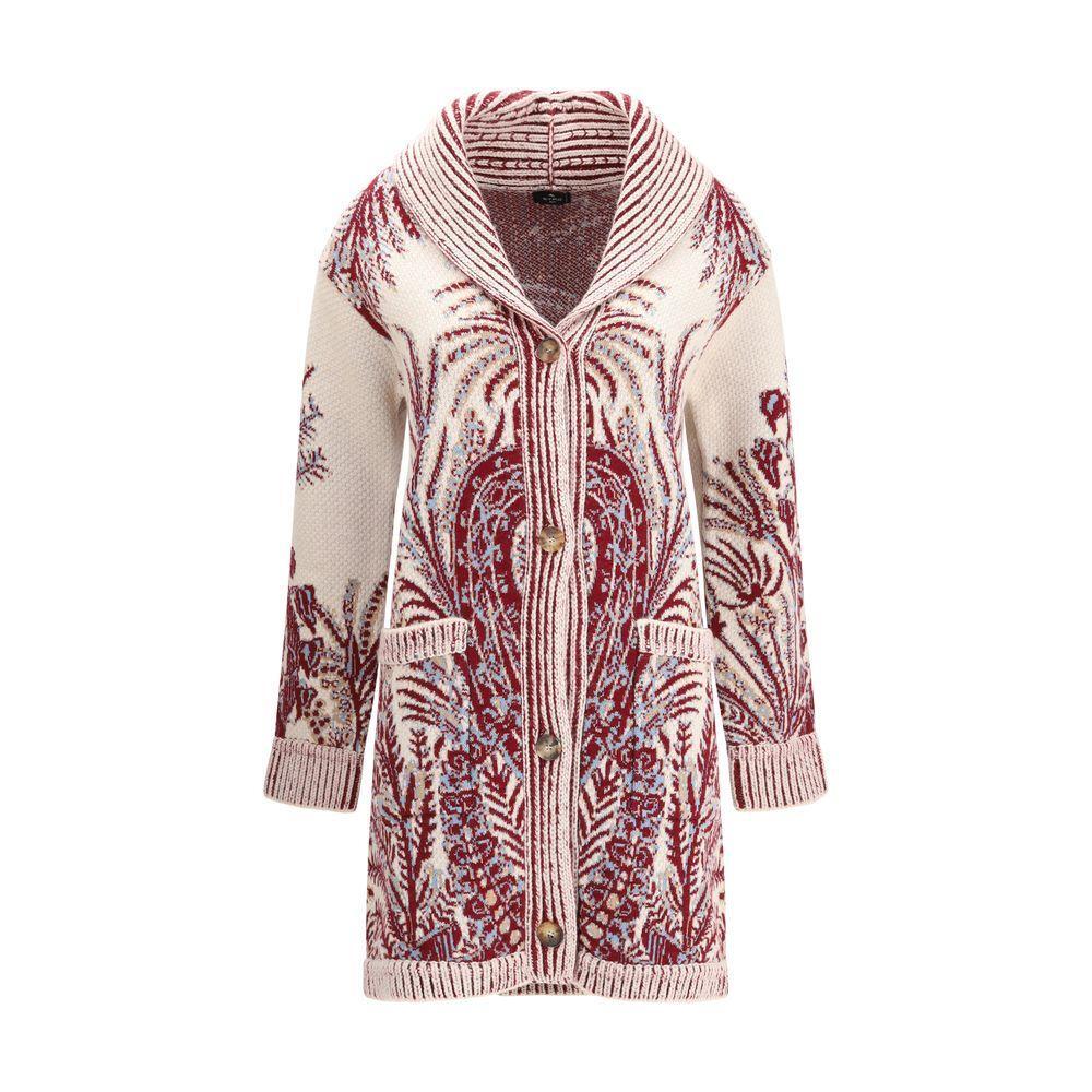 Etro Wool and cotton maxi Cardigan ET-WRKE0162AQ165X0801-IT38 | S