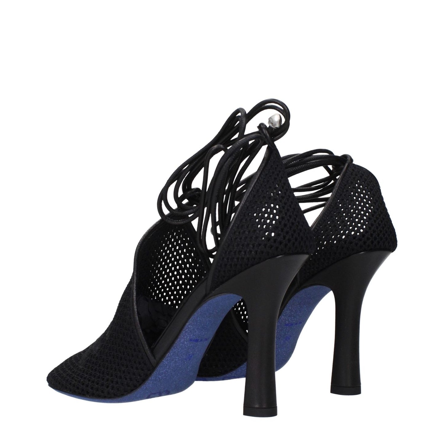 Burberry Black Fabric High Heel Pumps BU-15265300709641-EU36/US6