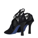Burberry Black Fabric High Heel Pumps BU-15265300709641-EU36/US6