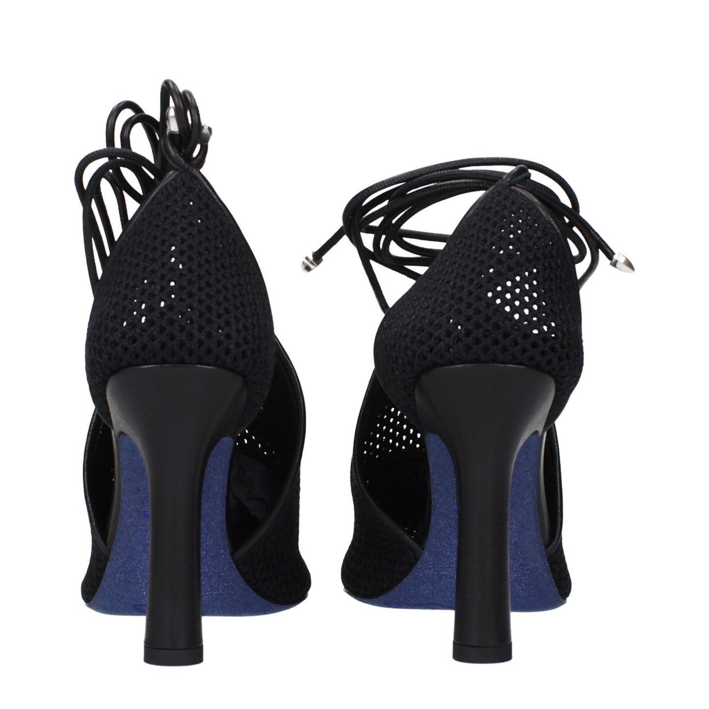 Burberry Black Fabric High Heel Pumps BU-15265300709641-EU36/US6