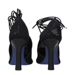 Burberry Black Fabric High Heel Pumps BU-15265300709641-EU36/US6