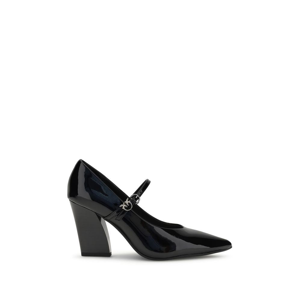 PINKO Patent leather Pumps PI-SD0415E002Z99BLACK-EU36/US6