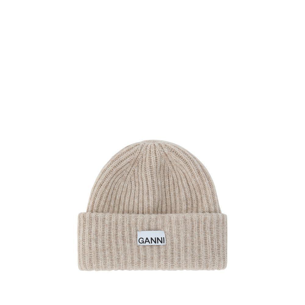 Ganni Beanie Cap GA-A4429196-UNI