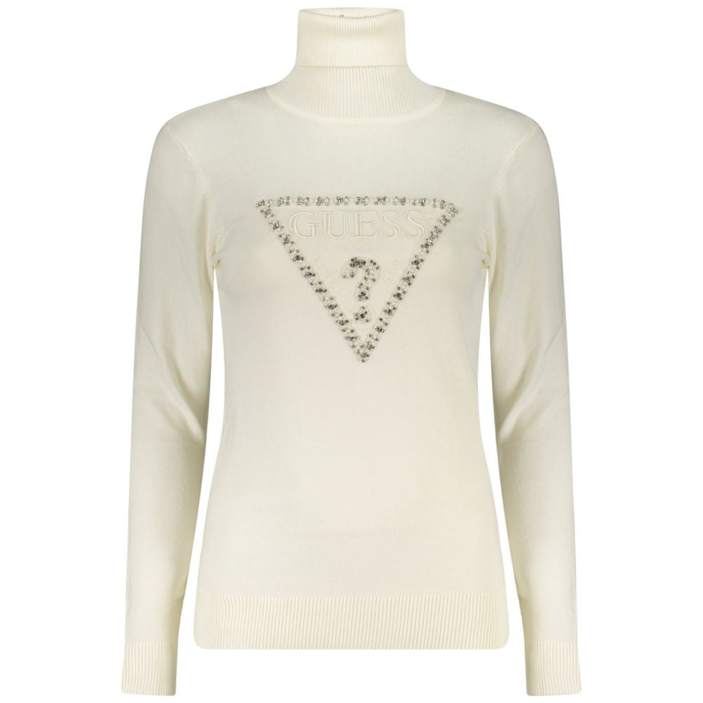 Guess Jeans White Viscose Women Sweater GU-39652-S