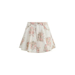 Ganni Floral print denim Miniskirt