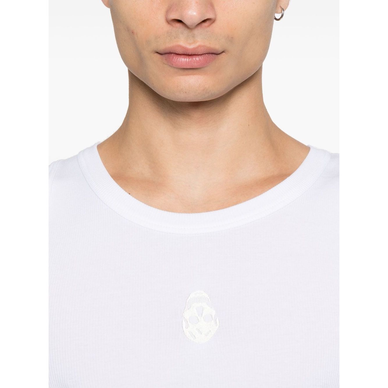 Alexander McQueen Top White Topwear